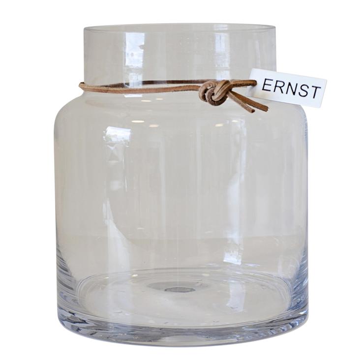 Ernst Glass Vase H18Cm Ø12,5Cm