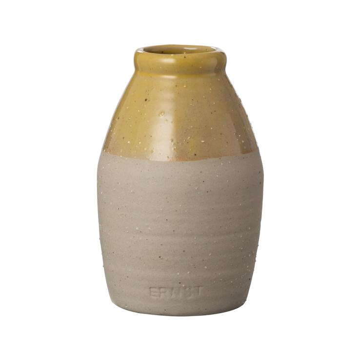 Ernst Halbglasierte Vase Yellow