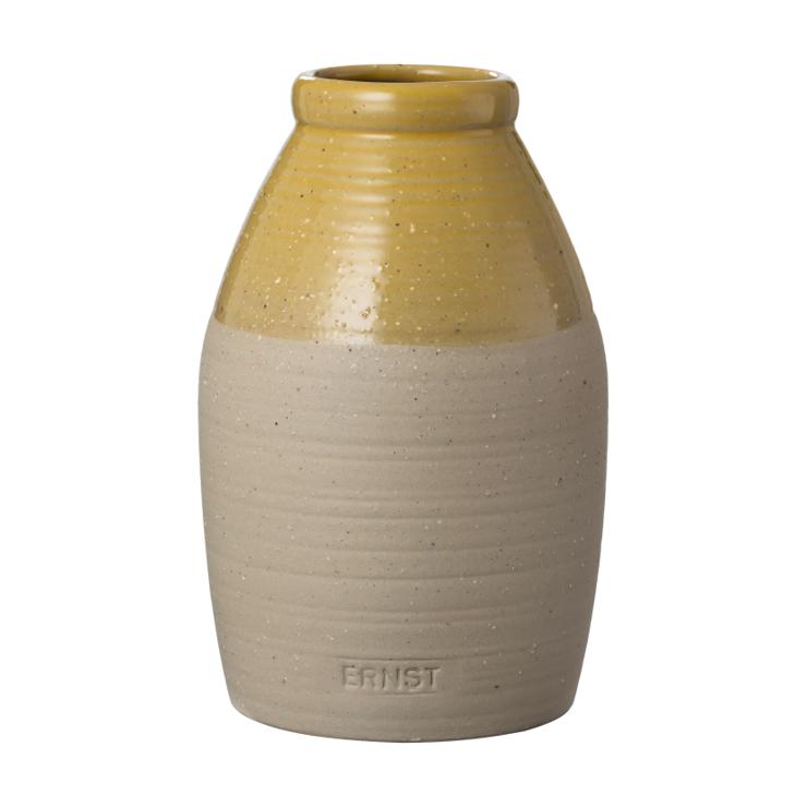 Ernst Halbglasierte Vase Yellow