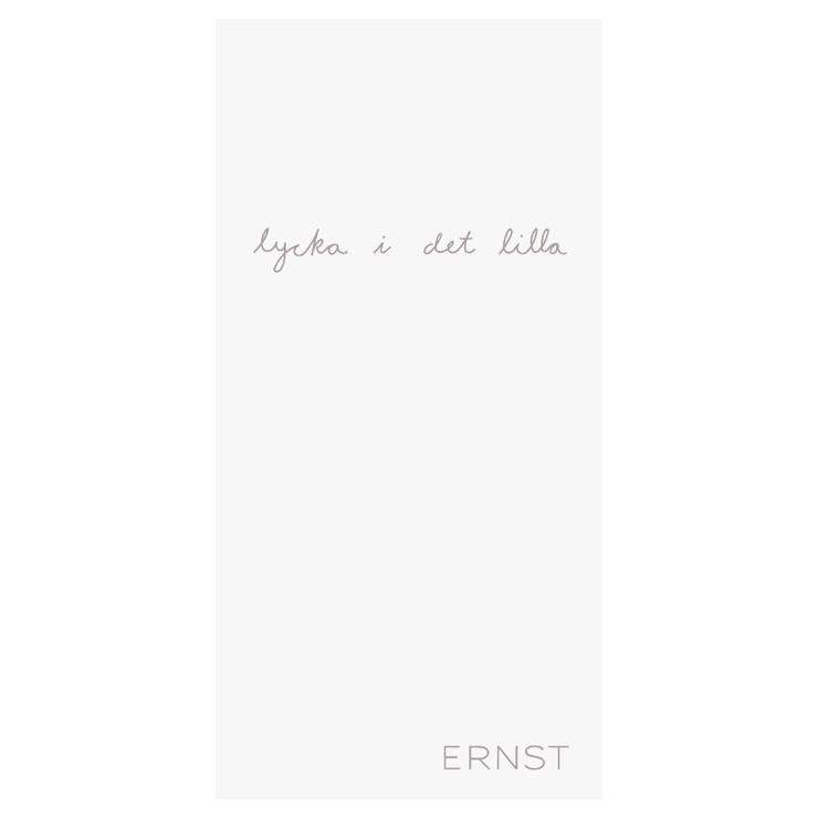 Ernst Napkin With Quote Lycka I Det Lilla