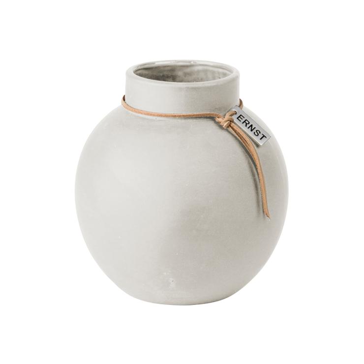 Ernst Stoneware Vase White