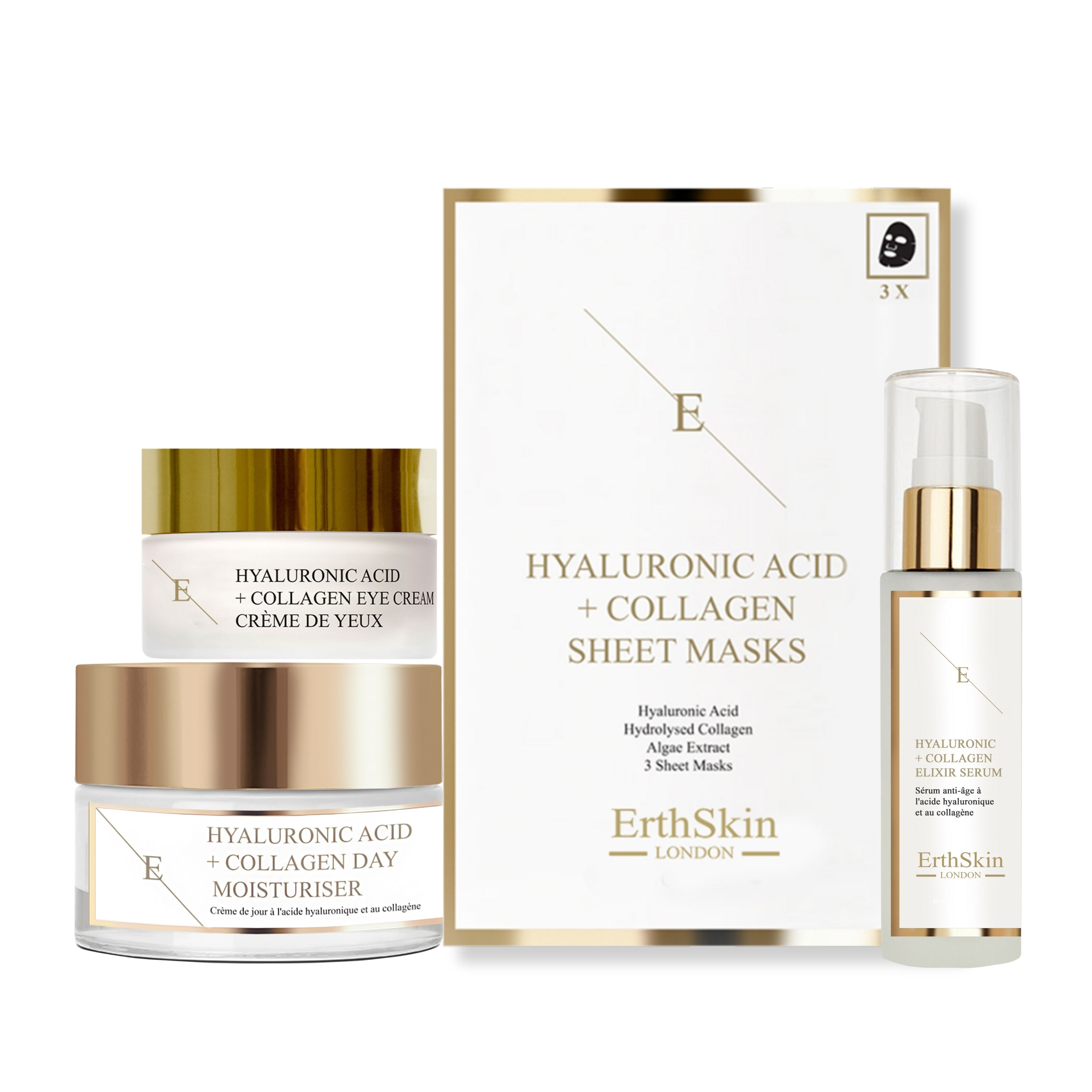 Erth skin london  Hyaluron Full Face  Anti-Aging Pflegeset