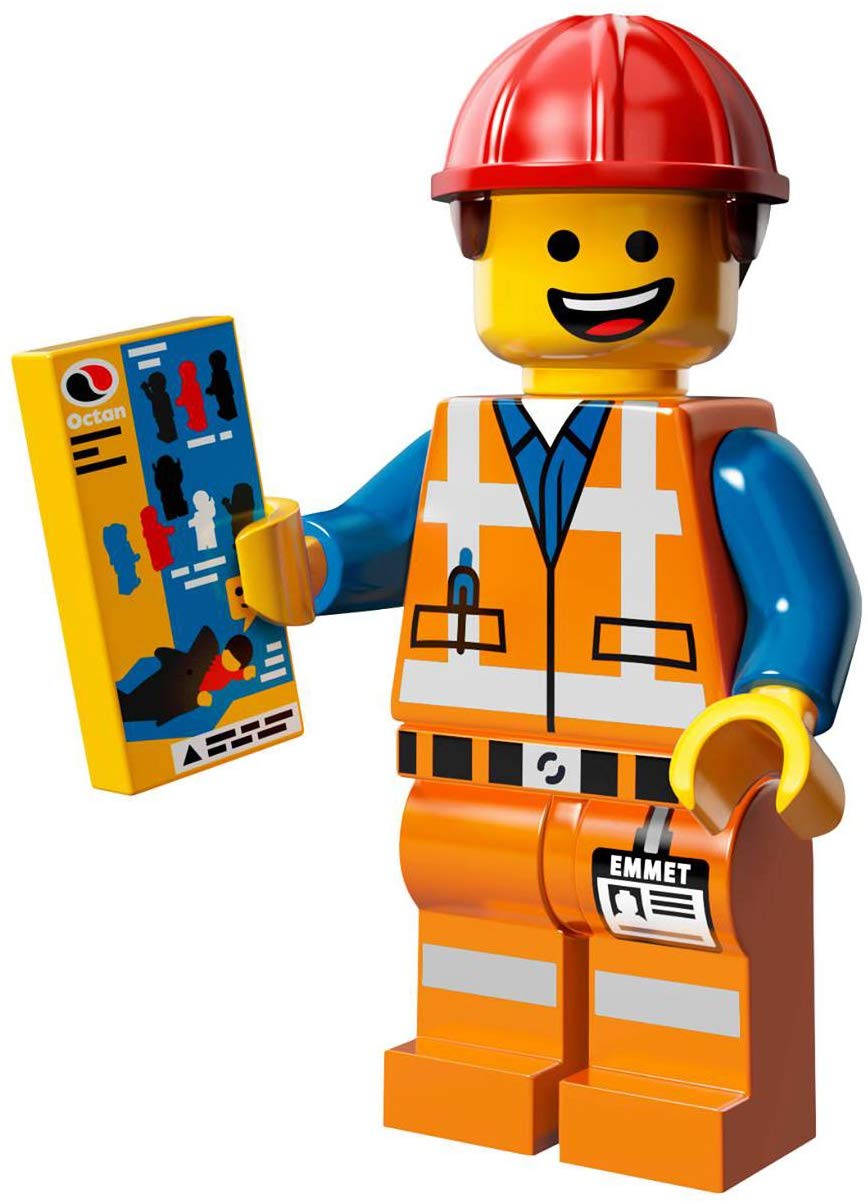 Lego Movie – Hard Hat Emmet Minifigure