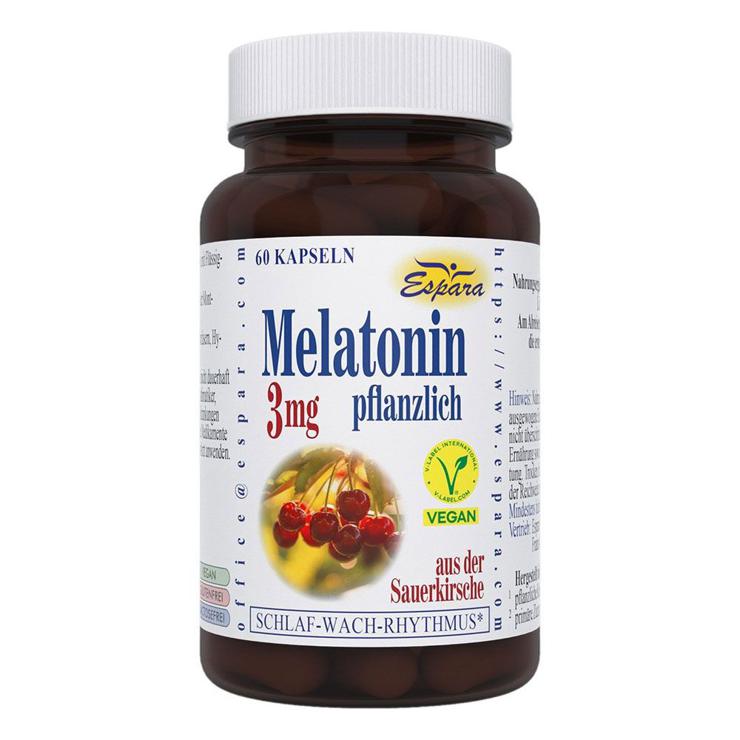Espara Melatonin 3mg vegetable capsules