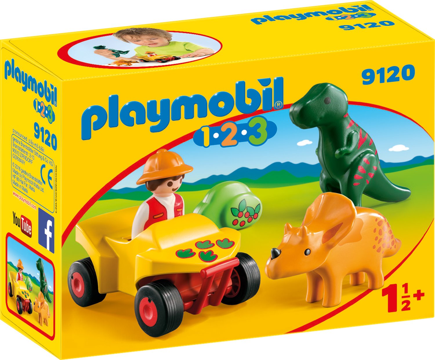 Playmobil Explorer With Dinosaurs