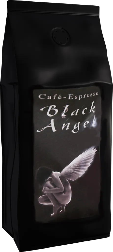 Espresso Coffee Beans "Black Angel" Coffee Beans (Whole Beans, 200 g) - Strong Roast
