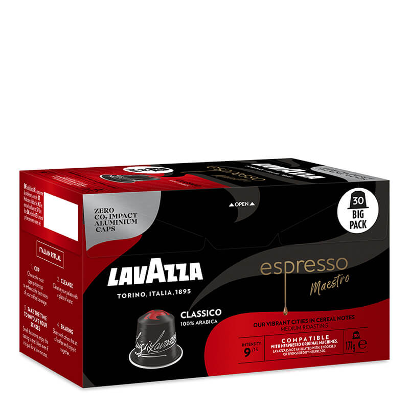 Espresso Maestro Classico capsules 30 pieces