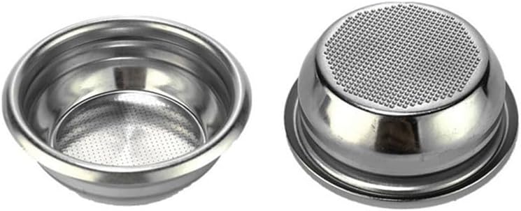 Fine Stainless Steel Coffee Filter Basket for Breville Portafilter 58mm Improves Flavor (1 Cup)