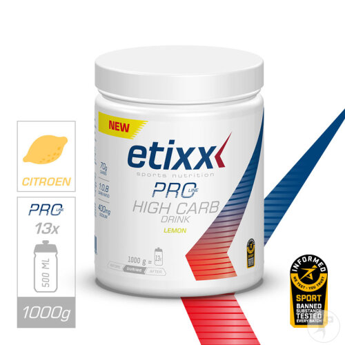 Etixx High Carb Drink Pro Line Lemon 1000g