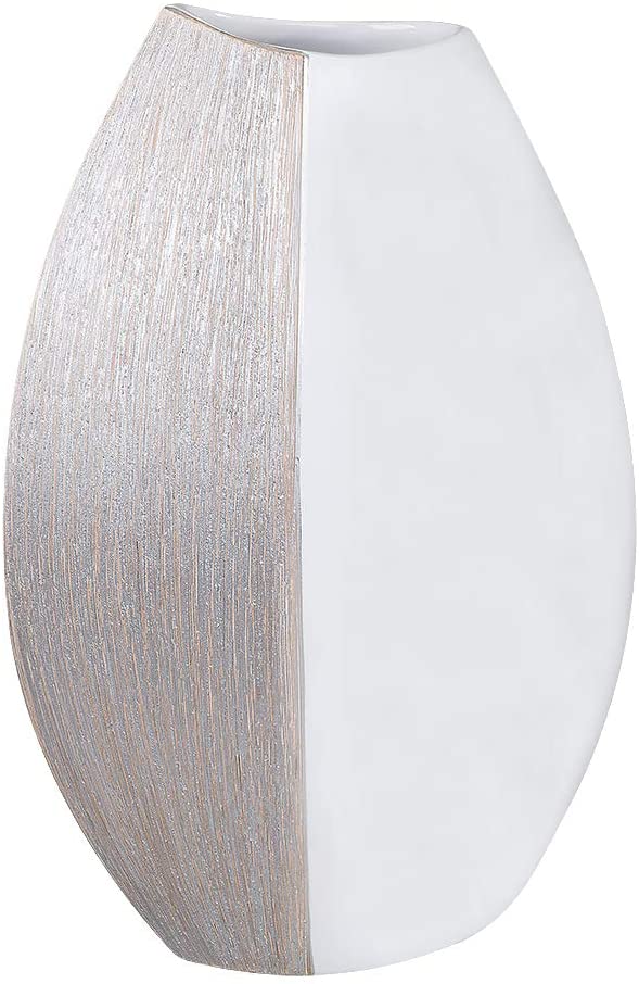 Decorative Vase 35 cm Champagne/Cream