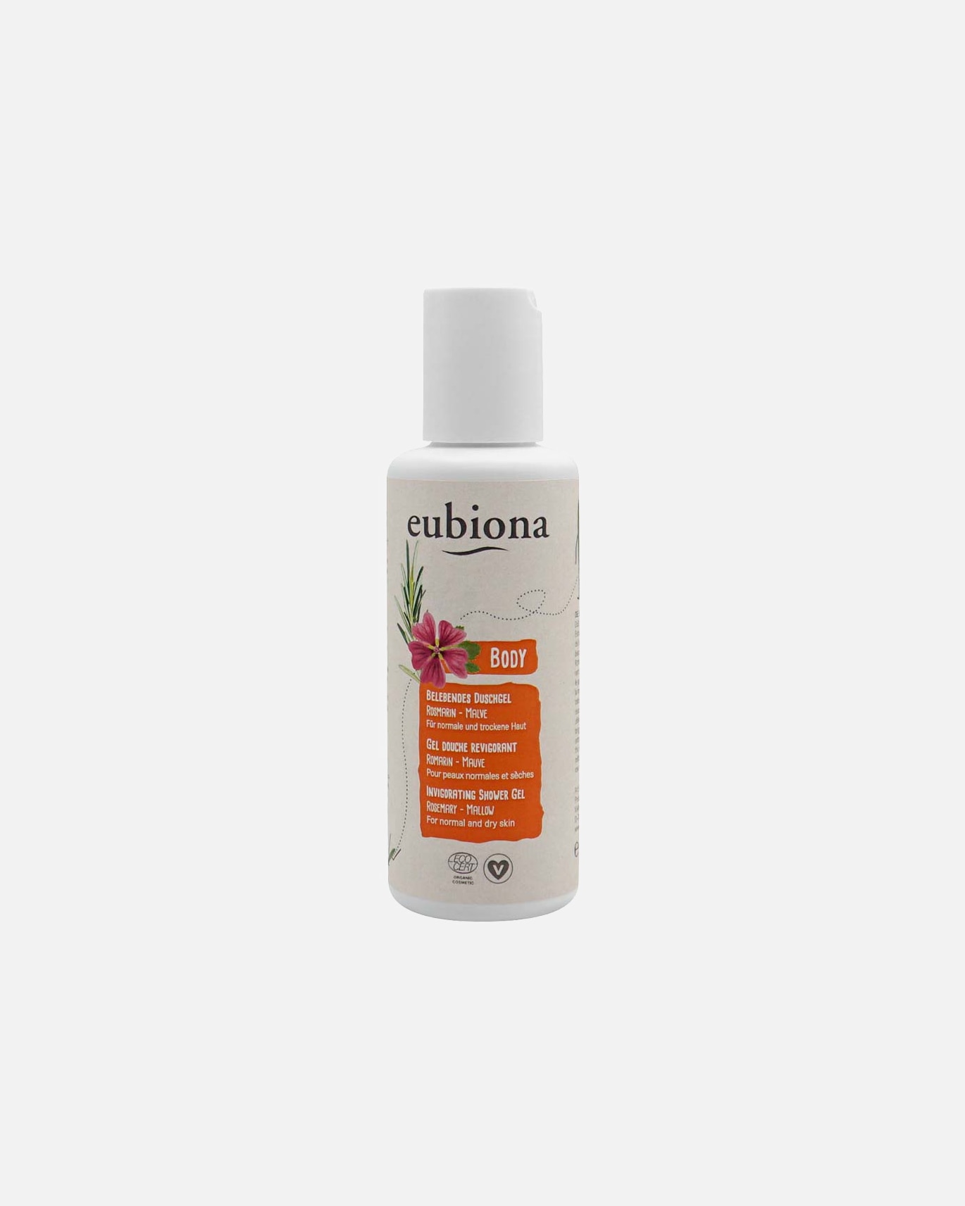 Eubiona Shower Gel Invigorating Shower Gel - Rosemary Mallow 200ml