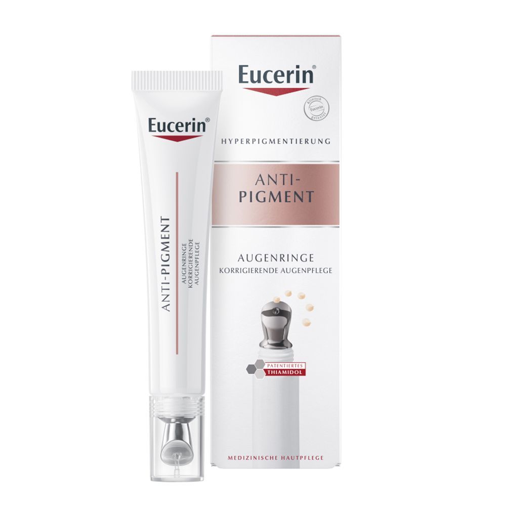 Eucerin Anti-Pigment Dark Circles Corrective Eye Care + Eucerin Oil Control Face Sun Gel Cream SPF 50+ 20 ml Xmas Box FREE