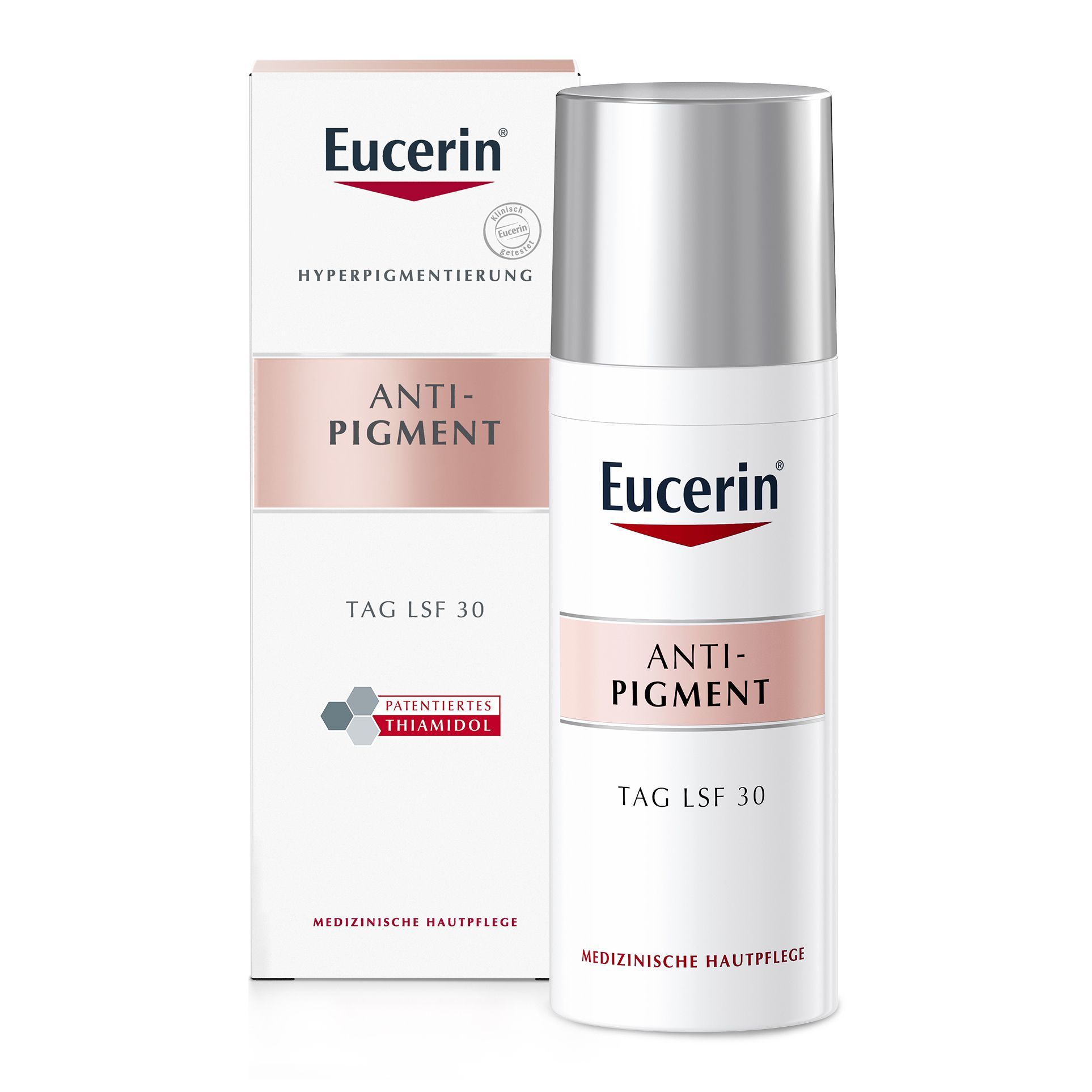 Eucerin Anti-Pigment Day Care SPF 30 Cream - Against pigment spots + Eucerin Anti-Pigment Cleansing Gel 20ml FREE