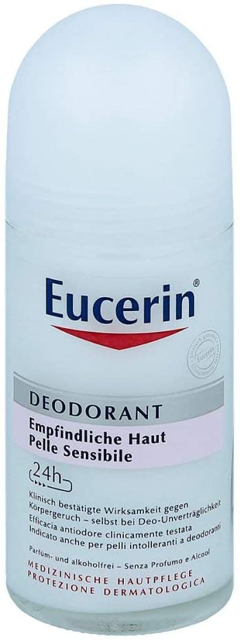 Eucerin Deodorant Empfindliche Haut 24H Roll-On Deodorant 50 Ml