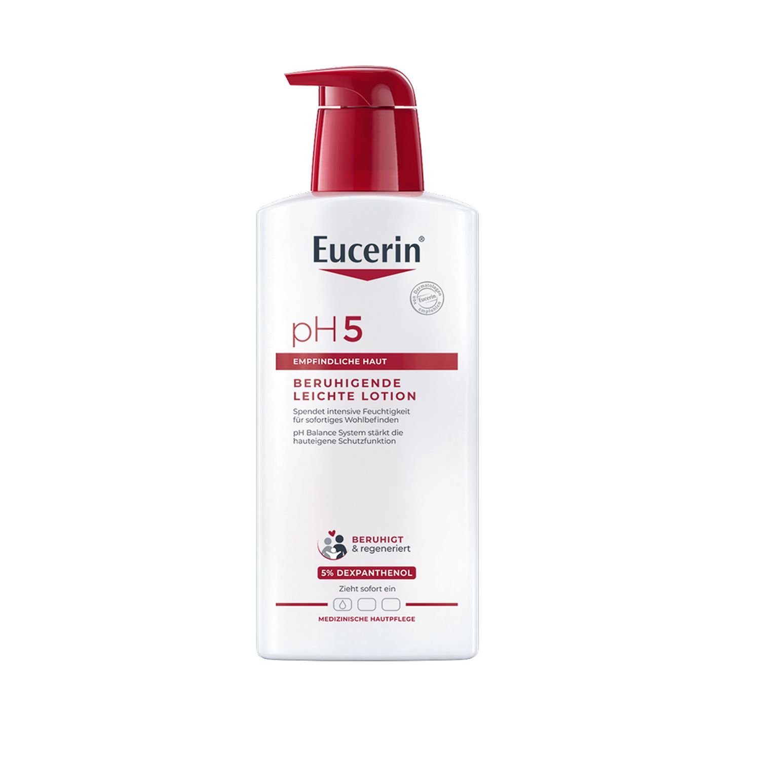 Eucerin® pH5 Light Texture Lotion - nourishes sensitive, normal to dry skin & makes the skin more resilient - now save 20% with code "eucerin20"