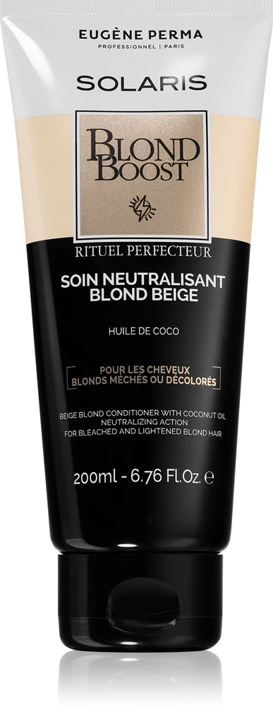 EUGÈNE PERMA Solaris Blond Care moisturizing conditioner to neutralize yellow tones