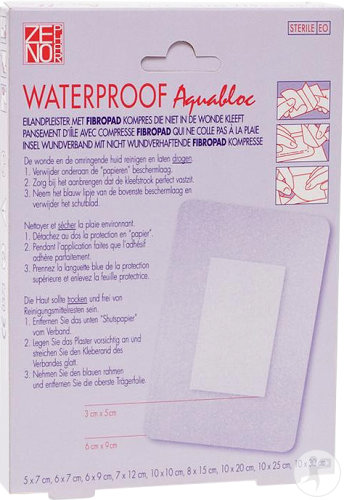 Euroderm Plus Wound Dressing Waterproof 6x9cm Sterile 5 pieces