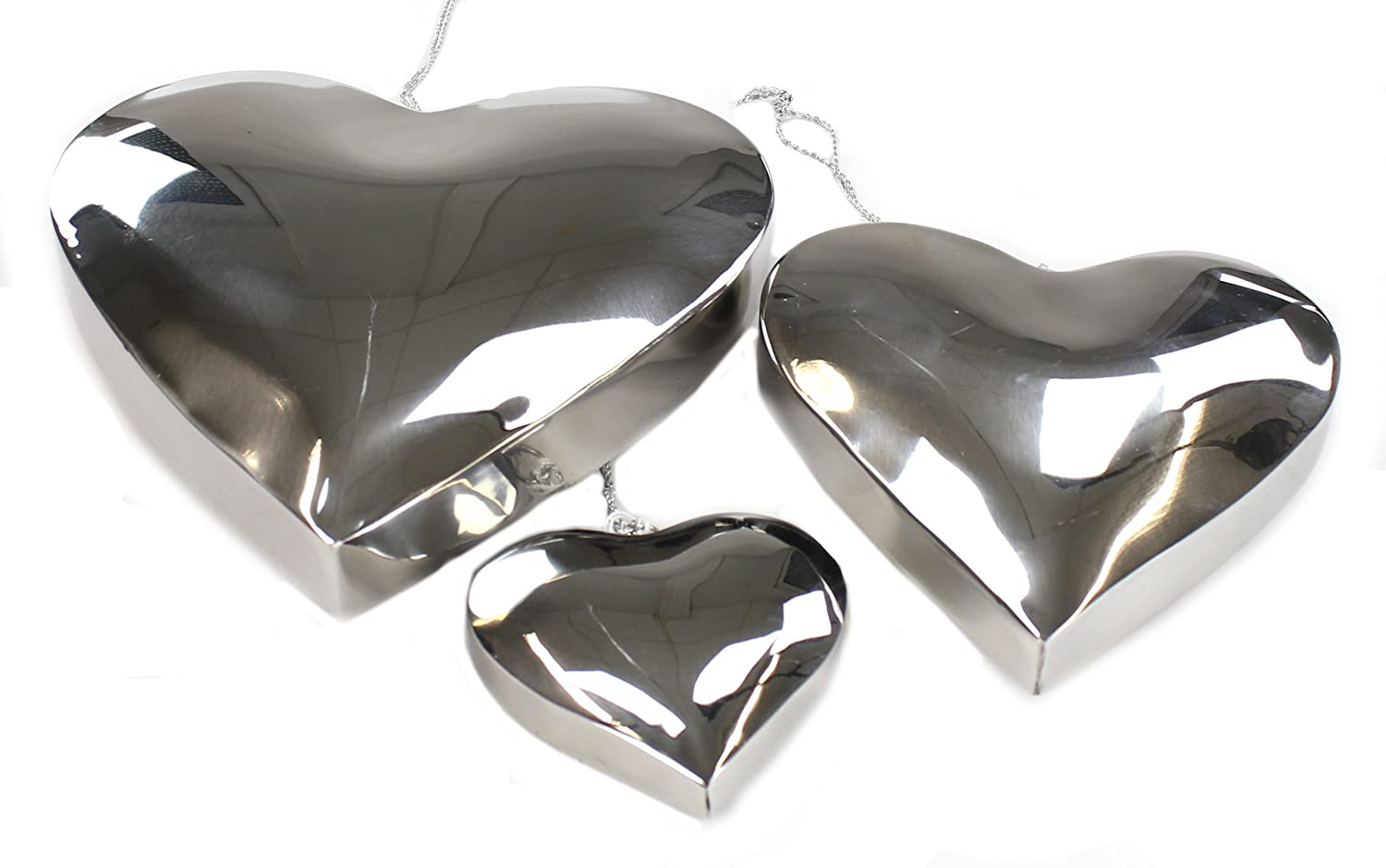 Decoline Hanging Heart Stainless Steel Chrome-Plated
