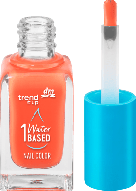 trend !t up Nail Polish Waterbased Nail Color orange 610, 8 ml