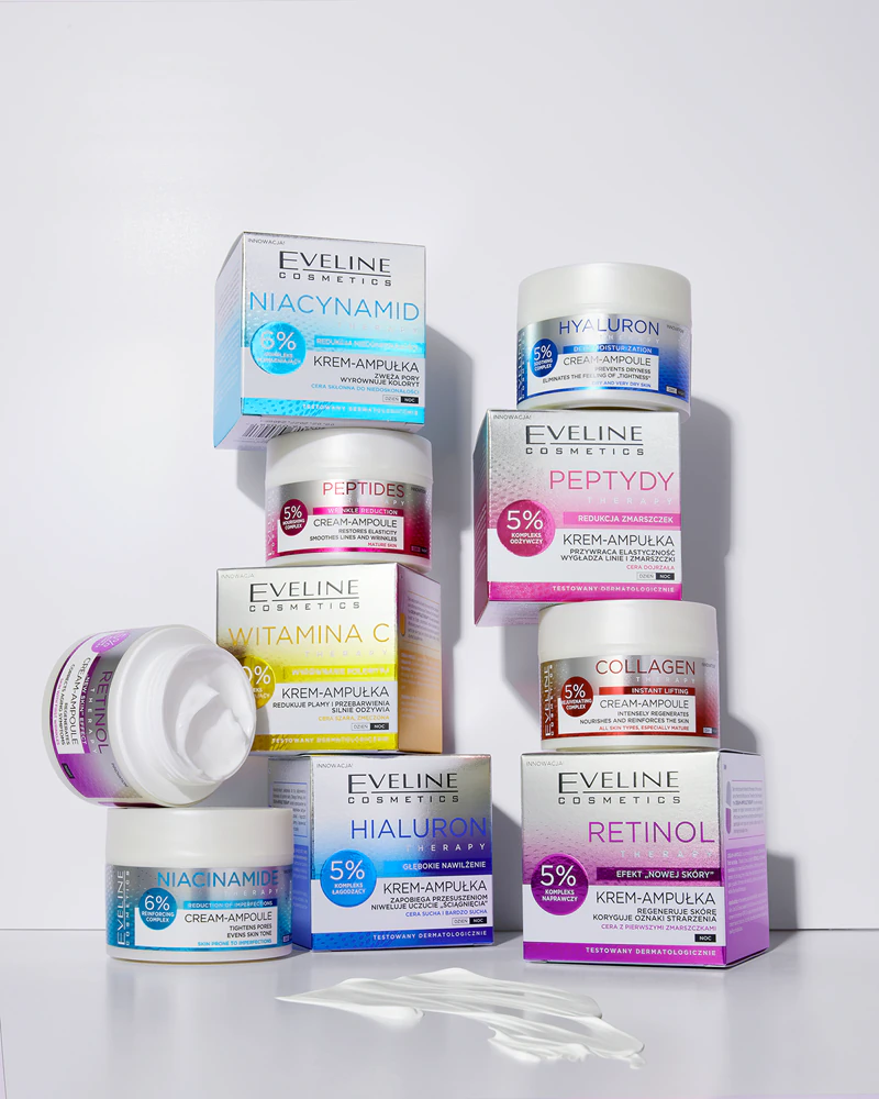 Eveline Cosmetics Cream-Ampoule Retinol regenerating night cream against the first signs of skin aging