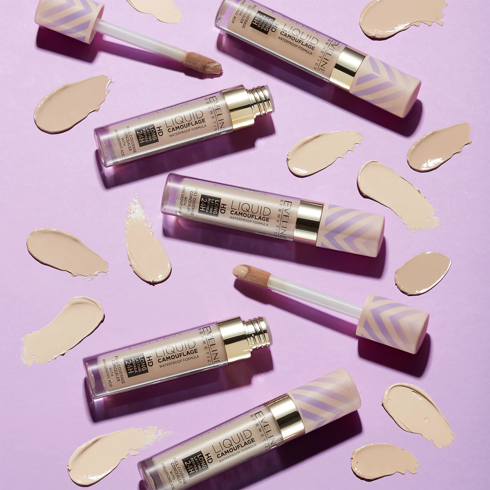 Eveline Cosmetics Liquid Camouflage waterproof corrector with hyaluronic acid