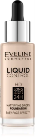 Eveline Cosmetics Liquid Control Liquid make-up with a pipette