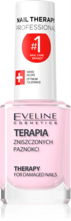 Eveline Cosmetics Nail Therapy Professional strengthening nail polish for weak and damaged fingernails with keratin