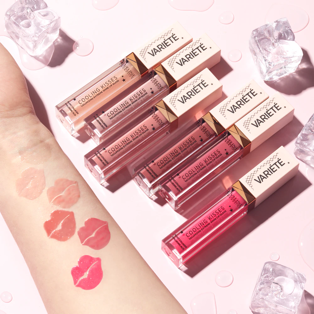 Eveline Cosmetics Variété Cooling Kisses Hydrating lip gloss with a cooling effect
