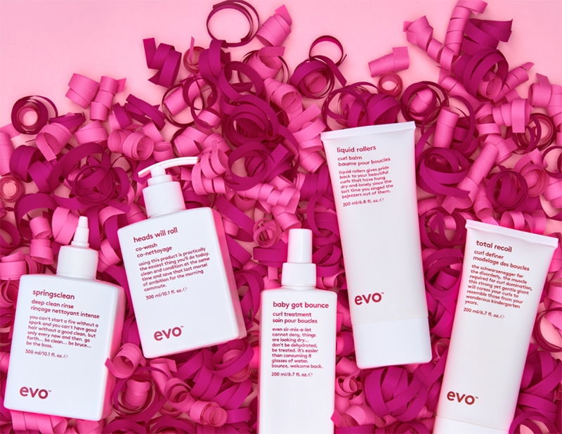 EVO Curl Springsclean deep cleansing shampoo for wavy and curly hair