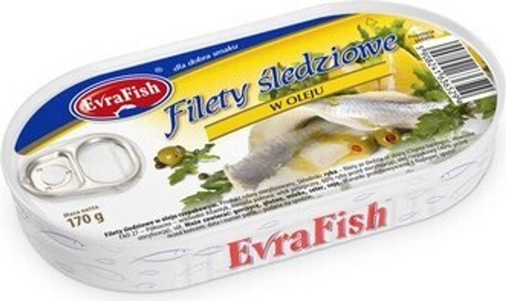 EVRAFISH Herring Flakes in Oil 170g