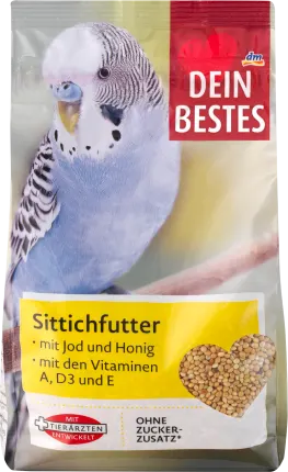 Bird food with vitamins, iodine & honey, 500 g