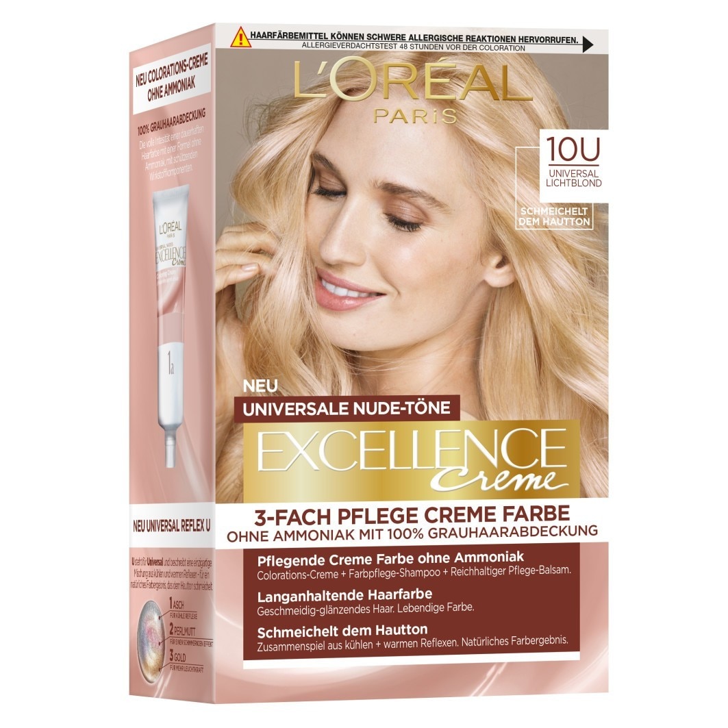 L´Oréal Paris Excellence Universal Nudes, No. 10U - light blonde