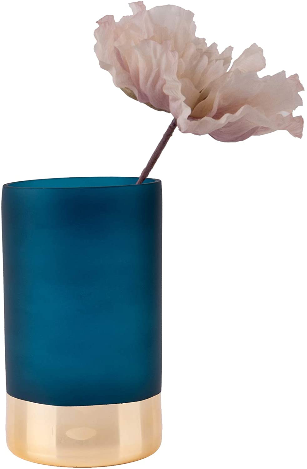 Present Time Vase Karlsson Glass Blue/Gold Large PT2883PL Cod. 9840