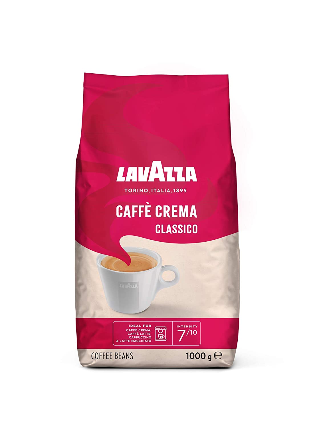 Lavazza Coffee Beans Caffè Crema Classico, Pack Of 6 (1 X 6 Kg)