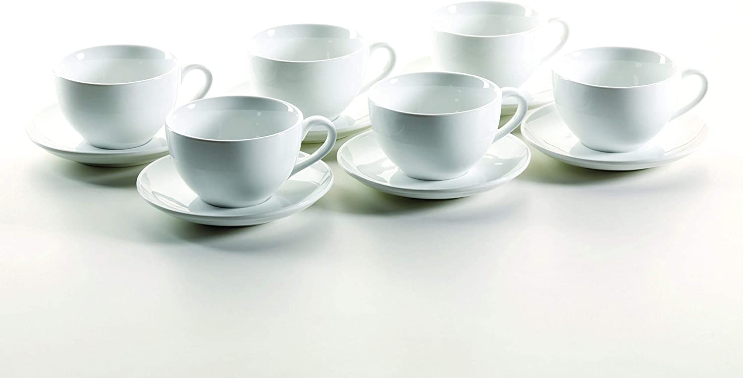 Maser Domestic Professional 924229 6 Latte Cup 34 cl with Saucer 16 cm Colombia