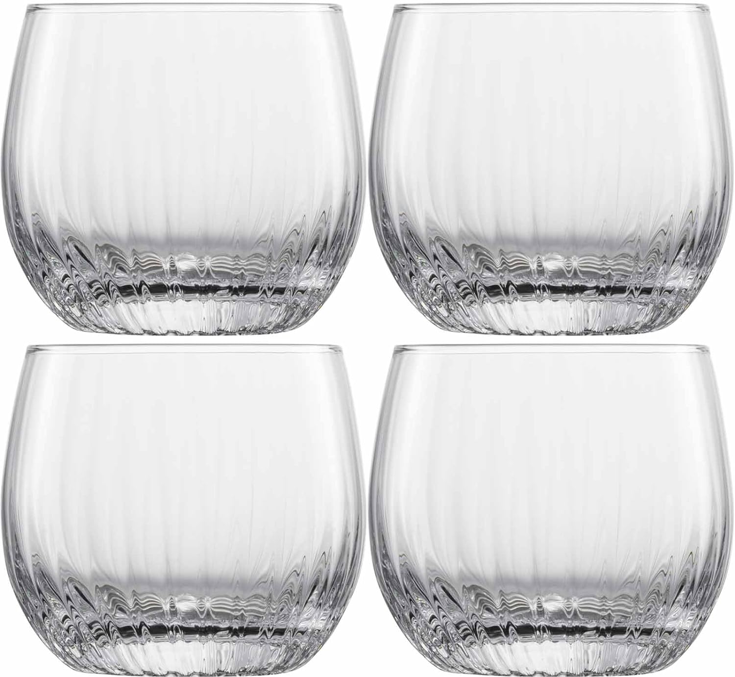 Schott Glas Fortune 122325 Whisky Glass Made of High-Quality Glass, Set of 4, Height: 8.5 cm, Diameter: 9.5 cm, Volume: 400 ml