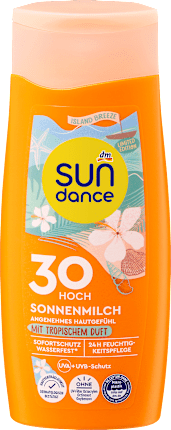Sun lotion with tropical scent, island breeze, SPF 30, 200 ml