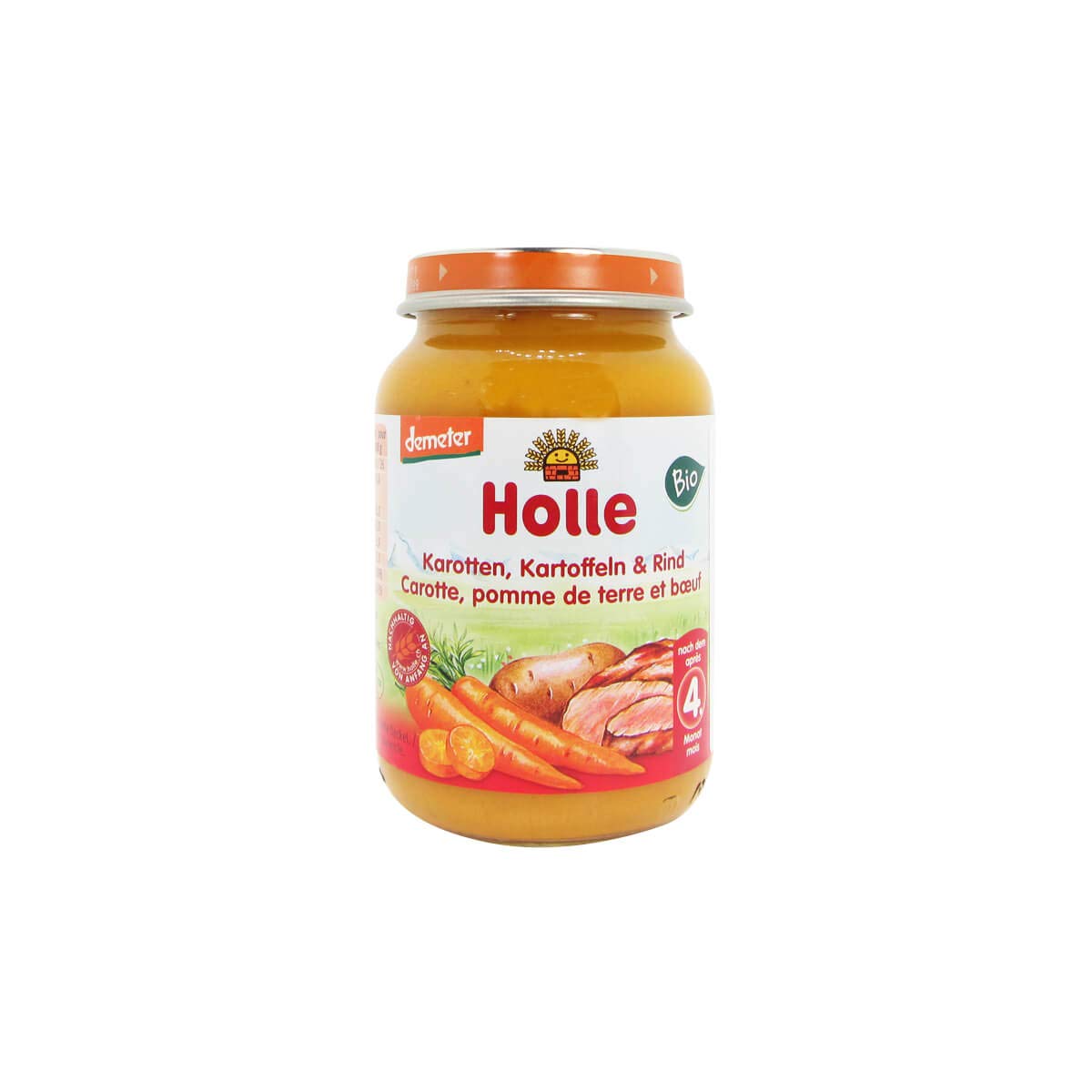 Holle Baby Food - Carrots Potatoes & Beef, Demeter, 190 g