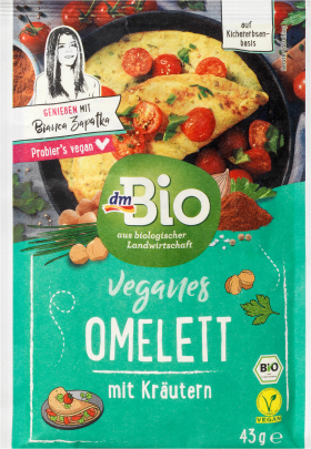 Vegan omelet with herbs, 43 g