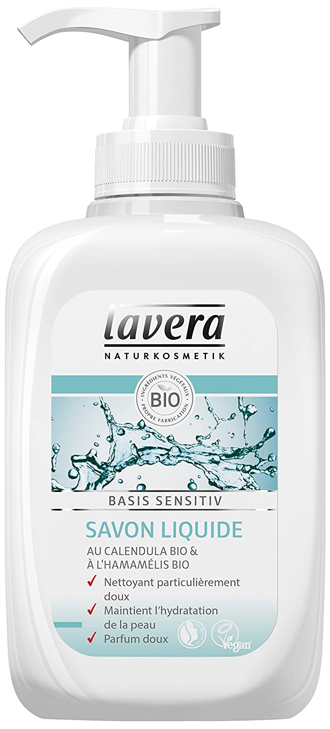 Lavera Calendula Hazel Basis Sensitiv liquid soap 300 ml, ‎keine farbe