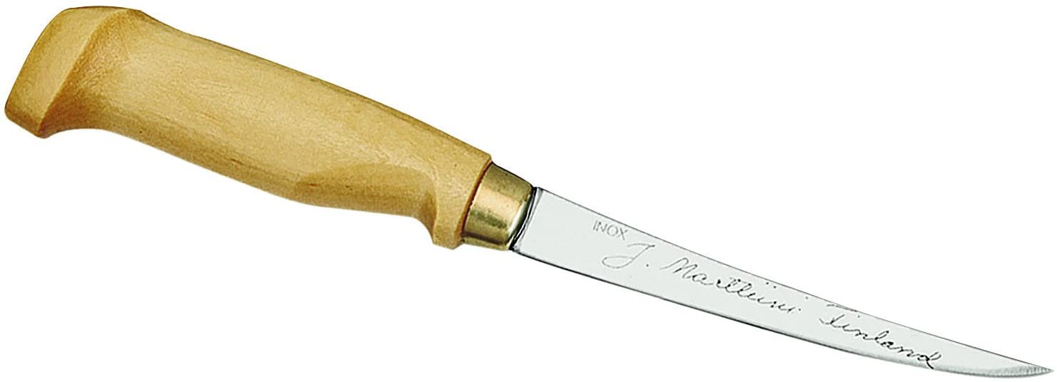 Marttiini Pelican Knife Finnish Filleting Knife Wooden Handle Total Length: 20.1 cm 903010