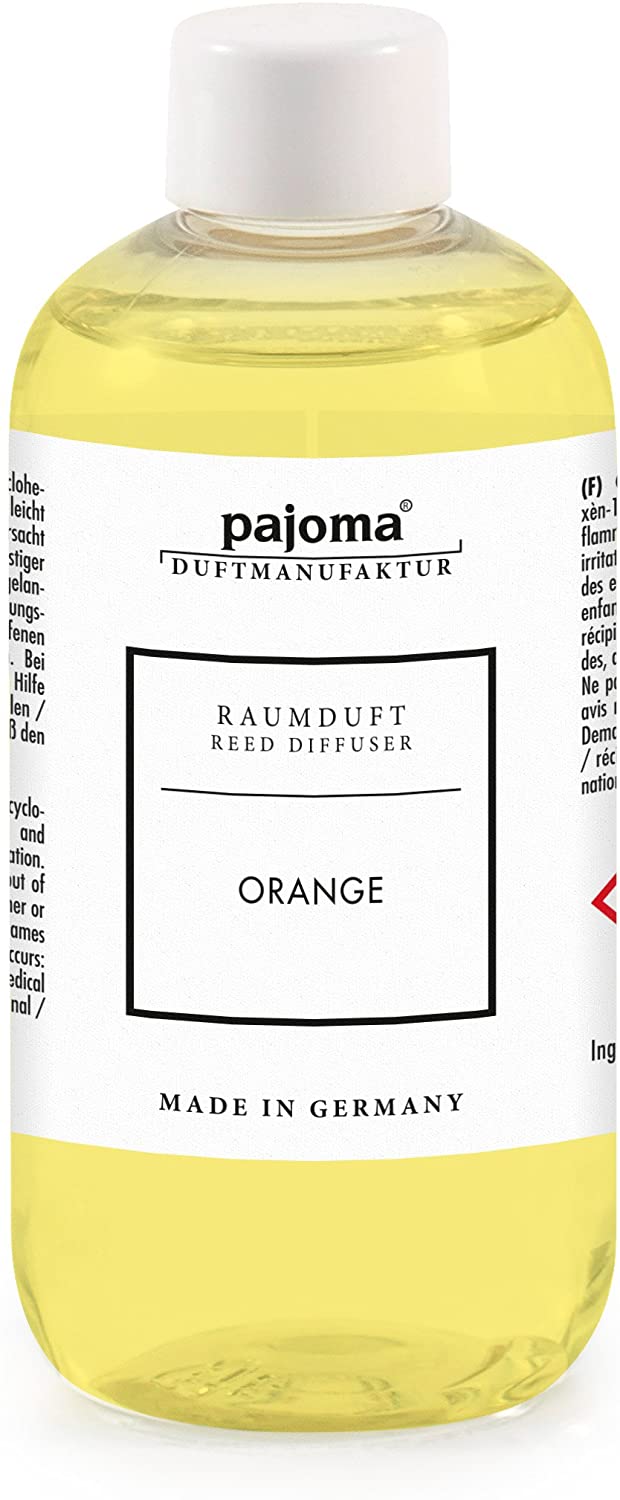 PAJOMA Fragrance Diffuser Orange ', transparent, Nachfüllflasche 250ml