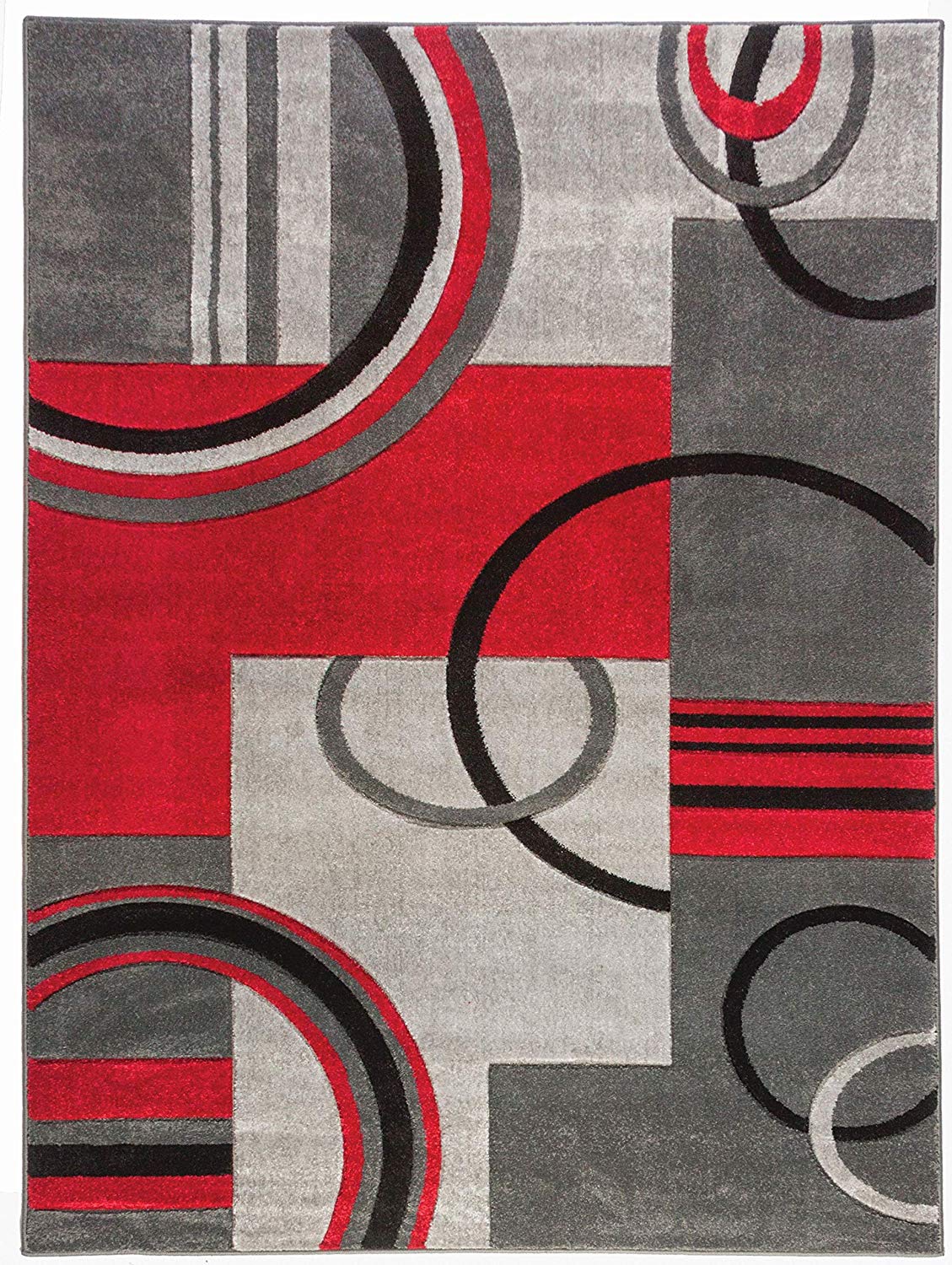 Modern Geometric Patterns Comfortable Hand Made Easy Clean Stain & Fade Res