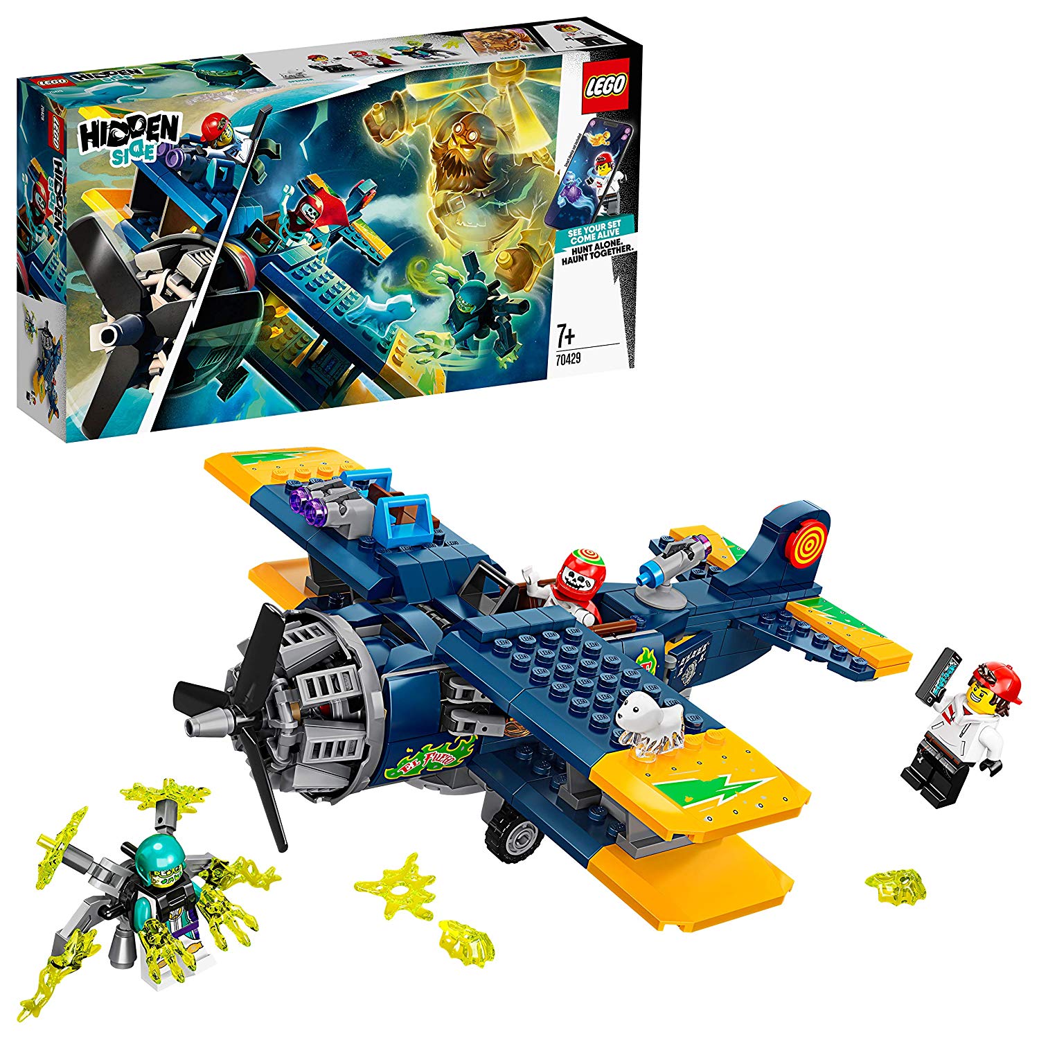 Lego 70429 – El Fuegos Stunt Plane, Hidden Side, Construction Kit