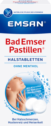 Emsan Bad Emser Pastilles throat tablets without menthol, 30 pcs