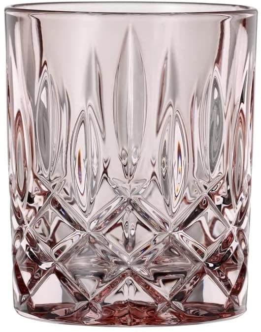 Spiegelau & Nachtmann, Set of 4 Whisky Glasses Pink Whisky Glasses Crystal 