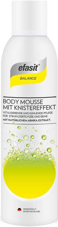 efasit Body Mousse with Crinkle Effect with Arnica Extract Cooling Micro Massage 150ml