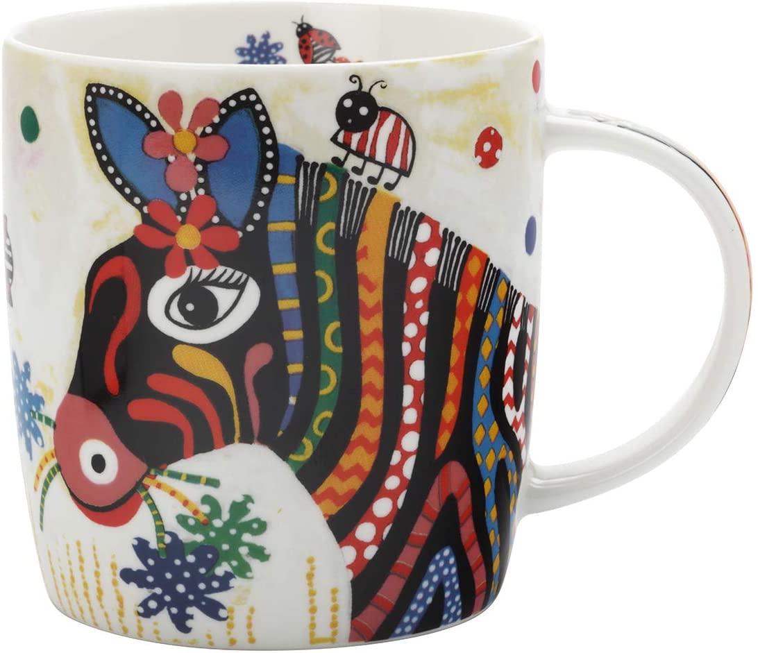 Maxwell & Williams DI0096 Smile Style Porcelain Mug, Multi-Colour, 370 ml, in Gift Box