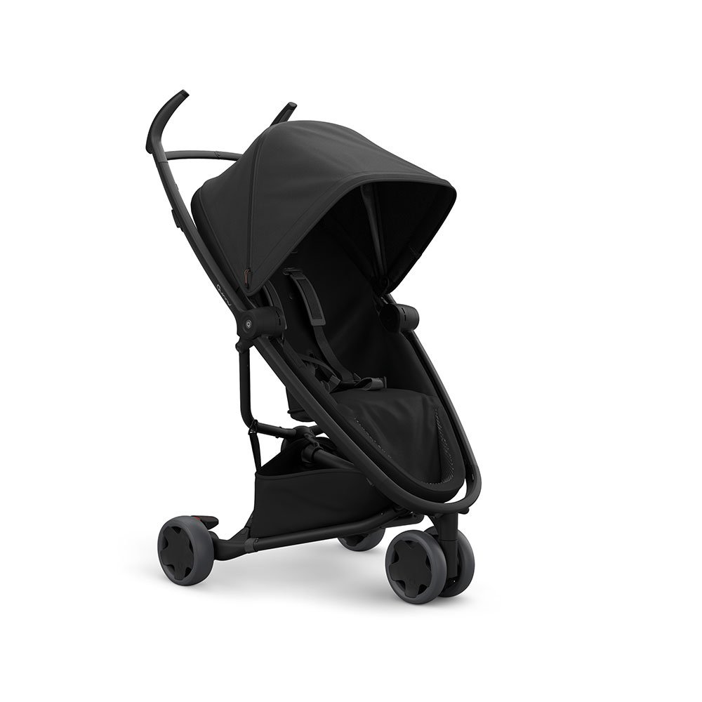 Quinny Zapp Flex Stylish Comfort Stroller with Many Extras Lightweight Compact Foldable from Birth Black + Quinny Changing Bag Baby Diaper Bag Black