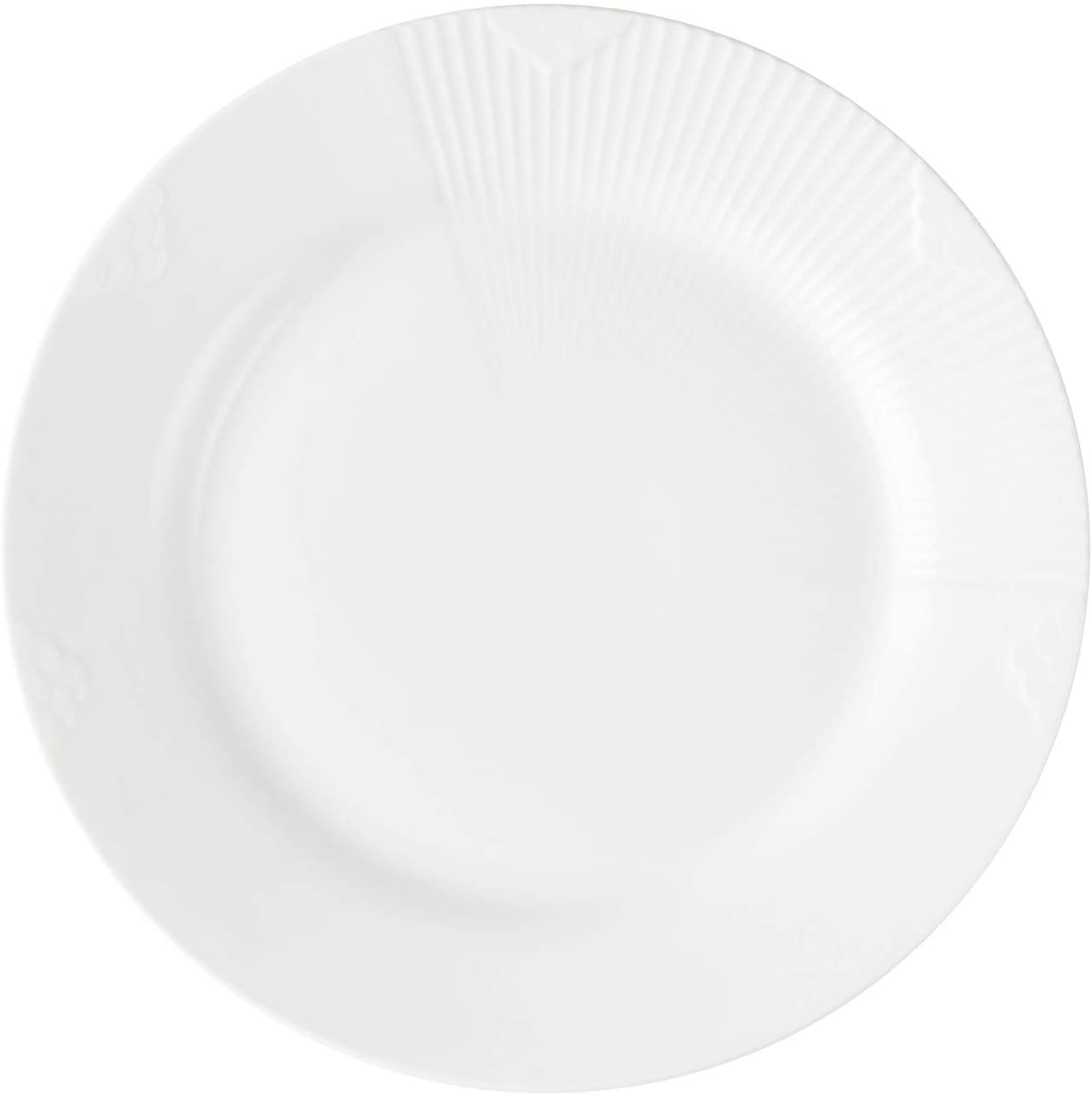 Royal Copenhagen Elements White Plate Flat 21 cm